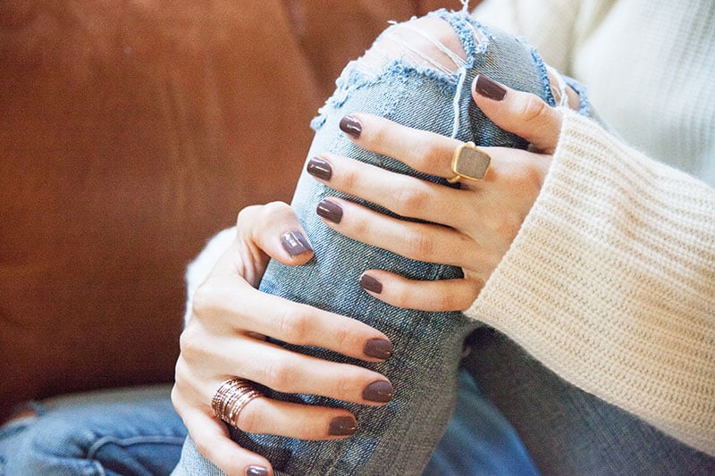 fall nail color image