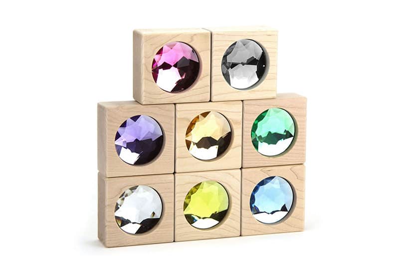 pastel wood blocks