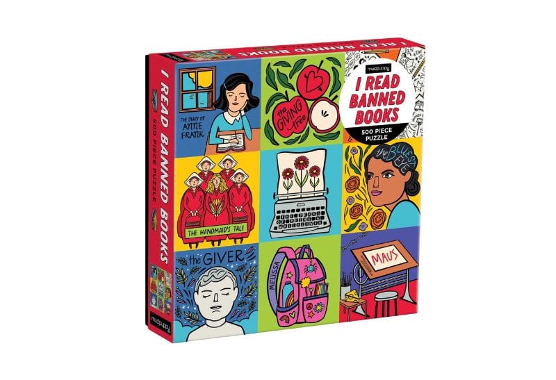 I Read Banned Books Puzzle Mudpuppy