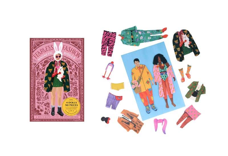 Fearless Fashion Magnetic Dolls by Zoe Pappenheimer