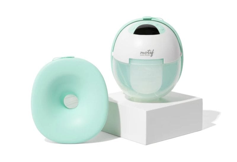 aura glow wearable breast pump motif