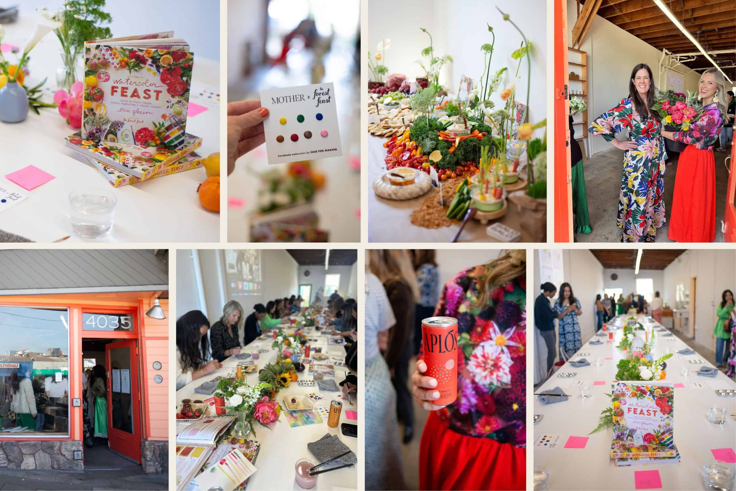 watercolor feast forest feast case for making