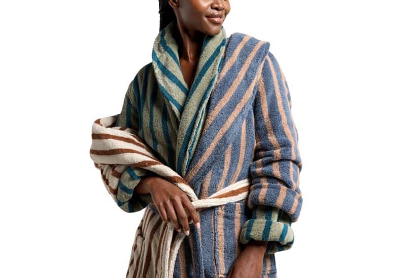 parachute striped robe