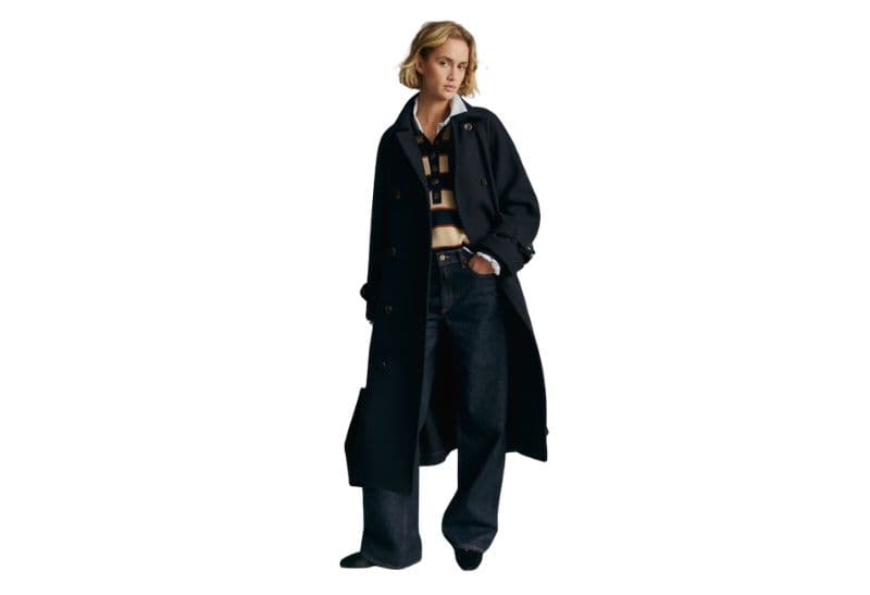 Navy Coat Sezane